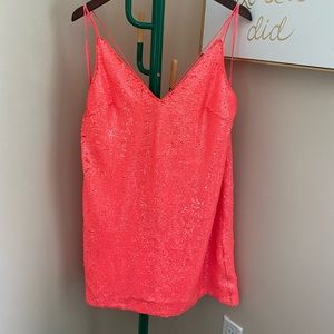 Pink Sequins Dress Size 10